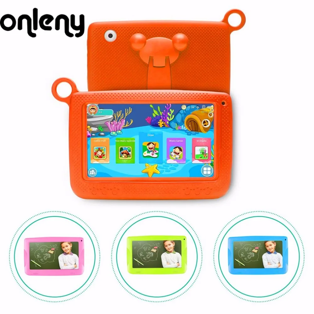

Onleny 7" Tablet PC 512MB 4G A33 Quad Core Android Tablet Wireless Dual Camera Children Education Games BabyPAD Birthday Gift