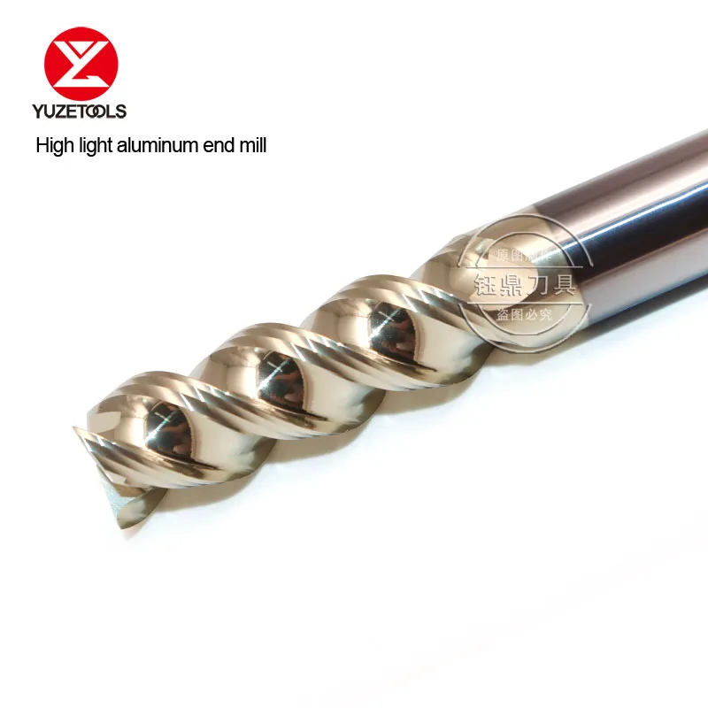 CNC Solid Carbide 3F Endmill With ZrN Coating For Big Chip Remover Special Milling Cutting Lip Efficient Processing Cutter | Инструменты