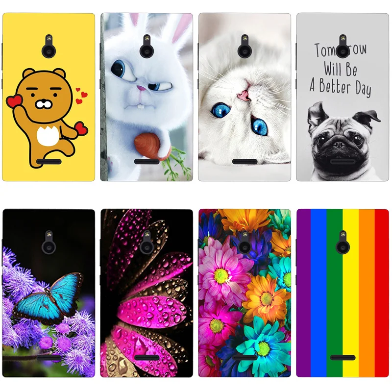 

Printed phone Case for Nokia XL Dual SIM RM-1030 / RM-1042 cases Phone Back cover full 360 Protective shell new design bag