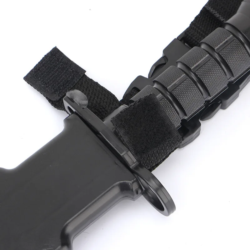 

M9 Plastic Toy Rubber ruan dao Army Fans Decoration Toy Knife I Am Special Forces Field Operations you xi cs Only
