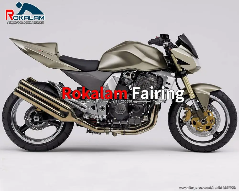 

Комплект обтекателей для Kawasaki Z1000 2003 2004 2005 Z-1000 03 04 05 06, серебряные Чехлы для мотоциклов