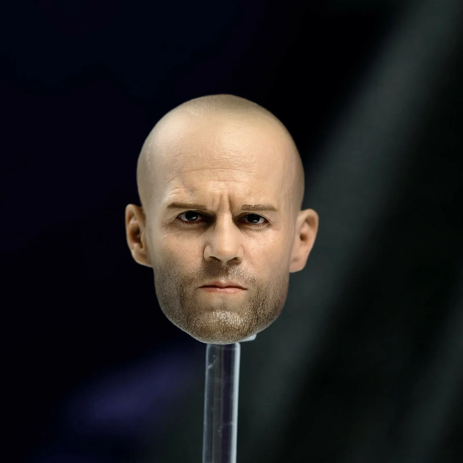 1/6 Mans Head Sculpture Model for 12'' Hottoys Action Figures BBI Body