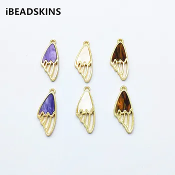 

New arrival! 28x11mm 100pcs Zinc Alloy/Resin Feather Shape for Hand Made Earrings DIY parts,Jewelry making Findings & Components