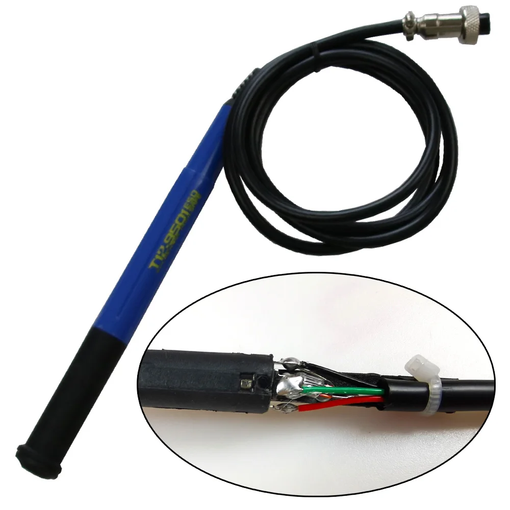 QUECOO 4pin T12-M8 9501 907 P9 Handle For T12-952/942/956 Soldering Iron stationTemperature Digital Electric Controller 5