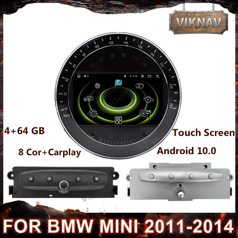 

7 inch Car Radio Multimedia Player For BMW Mini 2011 2012 2013 2014 Car Android 10.0 GPS Video Recoder Navigation Head Unit