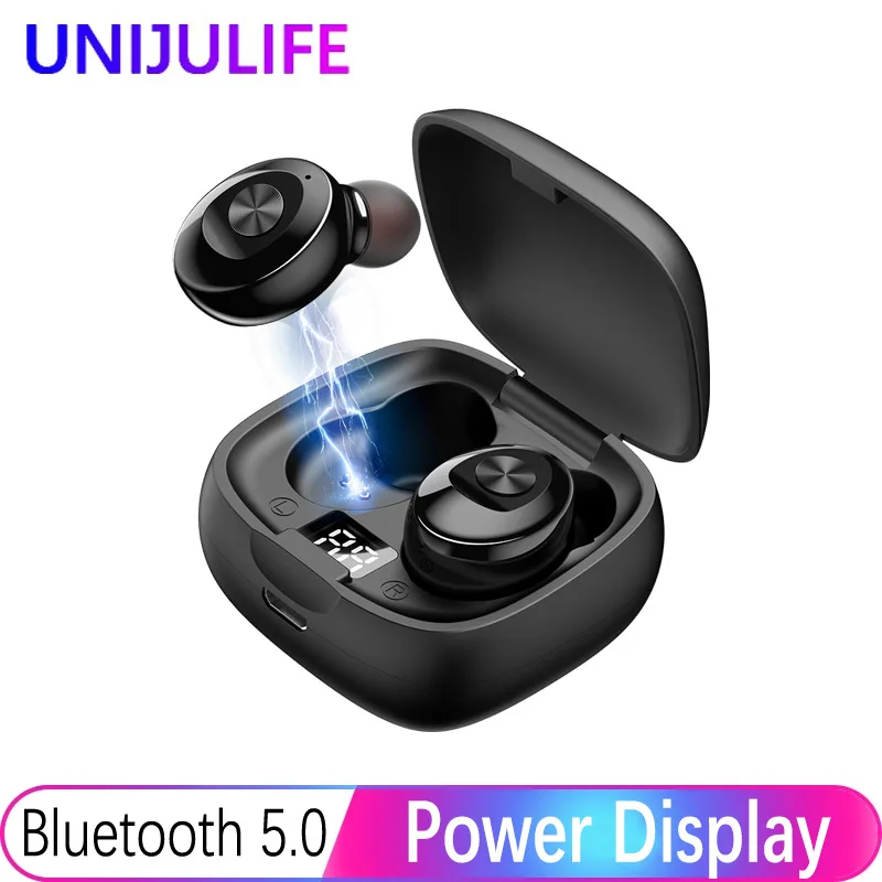 Настоящие беспроводные наушники вкладыши Bluetooth 5 0 с шумоподавлением свободные
