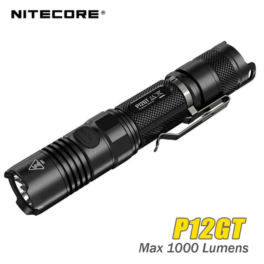 Светодиодный фонарик NITECORE P12GT 7 режимов CREE XP L HI V3 светодиодный 1000 лм 320 м