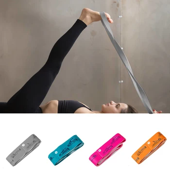 

Body Relax Resistance Bands Women Yoga Stretch Strap Belt Fitness Exercise Gym Rope Figure Waist Leg Resistance Fitness Bands