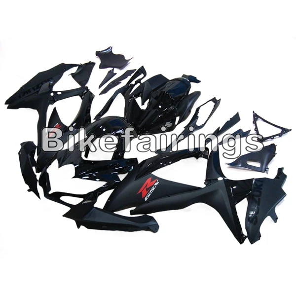 Мотоцикл Полный обтекатели для Suzuki GSXR600 GSXR750 K8 2008 2009 2010 ABS пластиковая система впрыска Кузов блеск и матовый черный Carenes