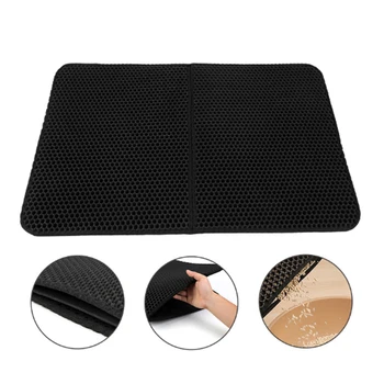 

1Pcs Pet mat double layer cat litter 40x50cm waterproof Cat Mat Clean Pad Products For Cats Accessories