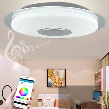 

40cm Smart Led Ceiling Light RGB Dimmable 36W 40W APP Control Bluetooth Music Modern Led Ceiling Lamp Living Room Bedroom