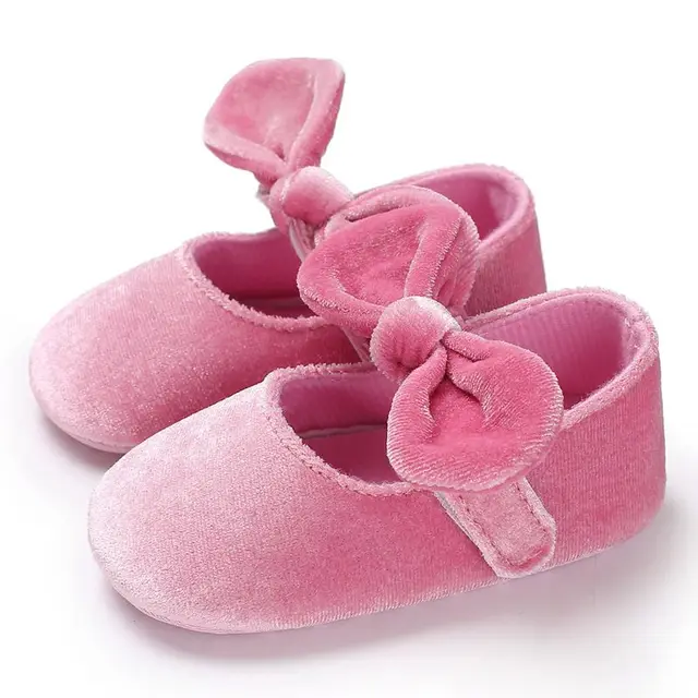 Baby Girls Cotton Shoes Retro Spring Autumn Toddlers Prewalkers Cotton Shoes Infant Soft Bottom First Walkers 0-18M D3-P