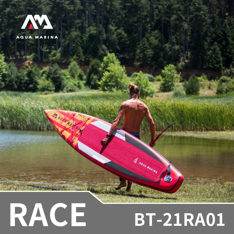 Aqua Marina New Race Sup Tavola Da Surf Da Competizione 3.8M/4.2M Sport Acquatici Design A Punta Tavola Da Surf Gonfiabile Da Surf Veloce 2 Dimensioni
