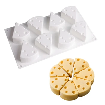 

3D Silicone Cheese Cake Mold for Baking Mousse Dessert Jelly Pudding Pastries Non Stick Bakeware Cake Decor