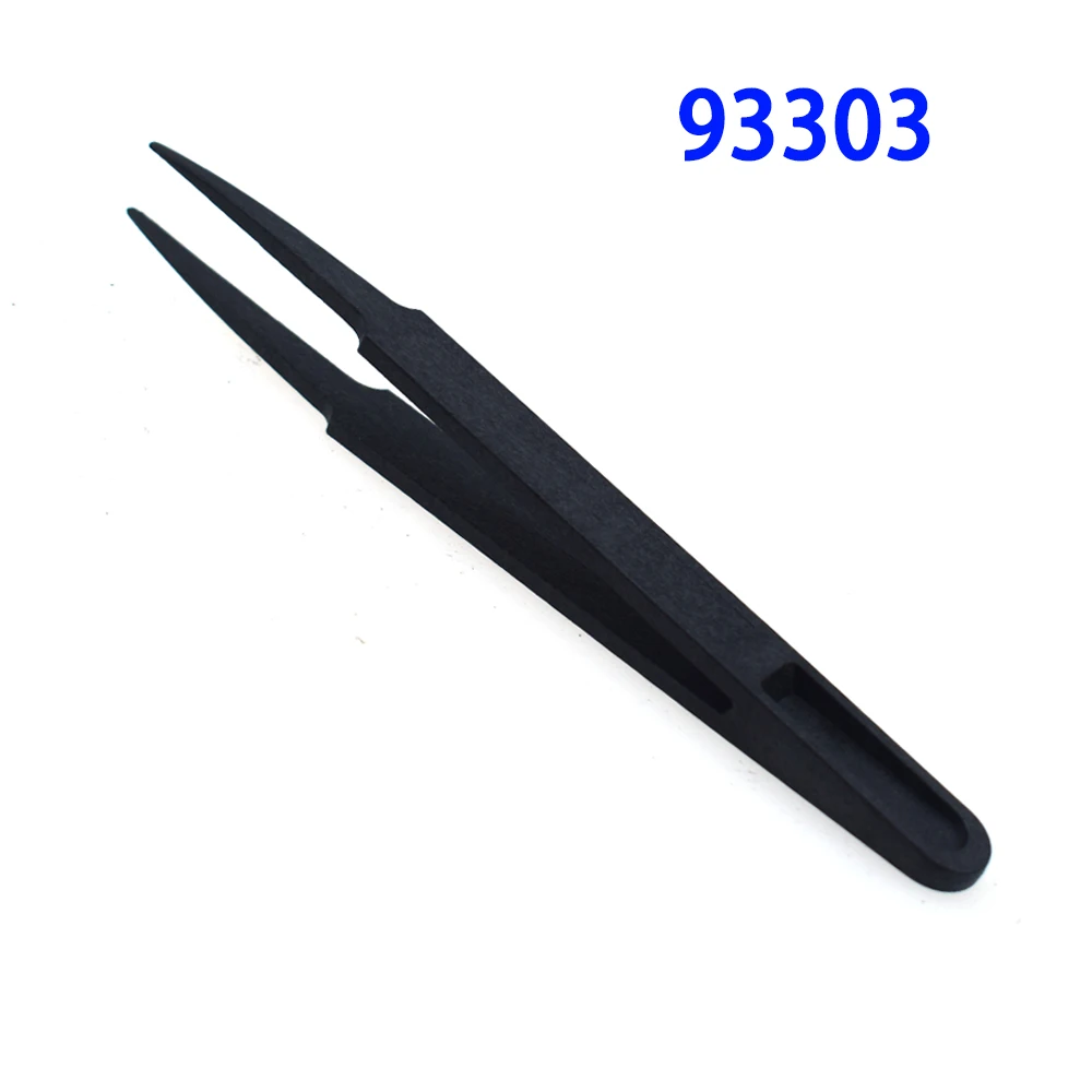 1PCS New Anti-static Antimagnetic Watch Jewelry Plastic Tweezer Heat Resistant Repair Tool Pointed,flat,elbow head
