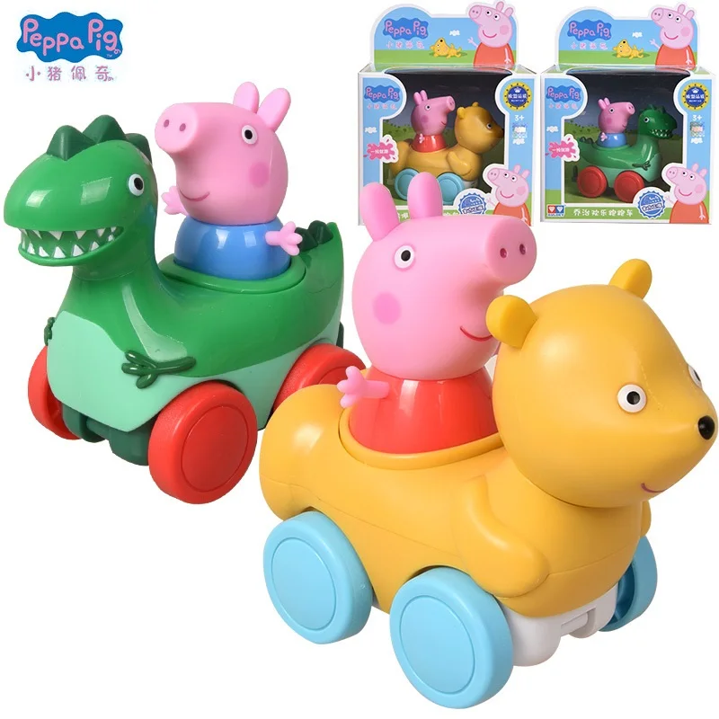 

Peppa pig Model Car Toys For Children Cartoon Peppa Pig Toy Car Bicicleta Estatica