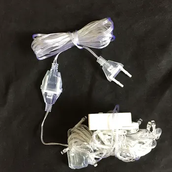 

Extended Wire EU Plug For Light String LED Strings Wedding Decotation 220V