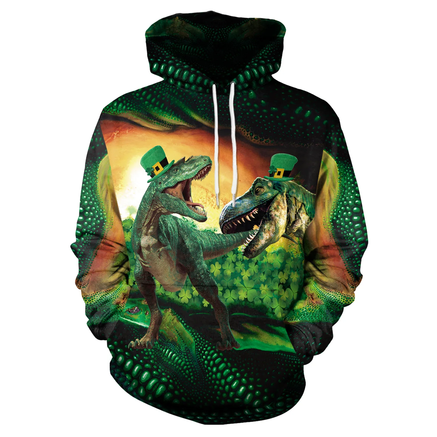 

2020 Autumn/Winter Forest New Style Fast Dragon 3D Digital Printing Fashion Long Sleeve Pullover Sweatshirt