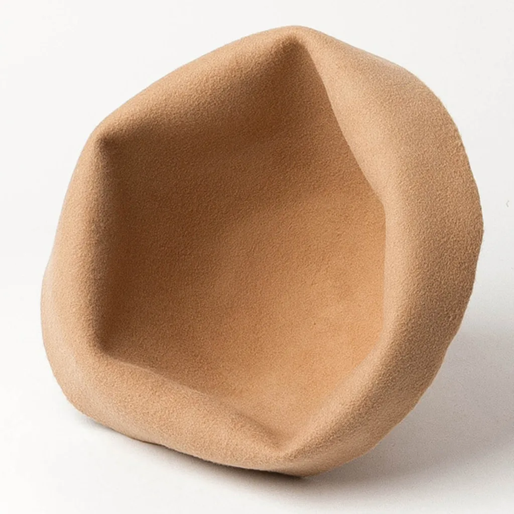 SAGACE классическая простая однотонная женская шерстяная, фетровая шляпа Современная Складная Рыбацкая шляпа Топпер Повседневная модная