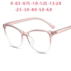 Rice Nail Frame Anti Blue Light Cat Eye Prescription Glasses For The Nearsighted TR90 Optical Spectacles 0 -0.5 -0.75 To -6.0 1