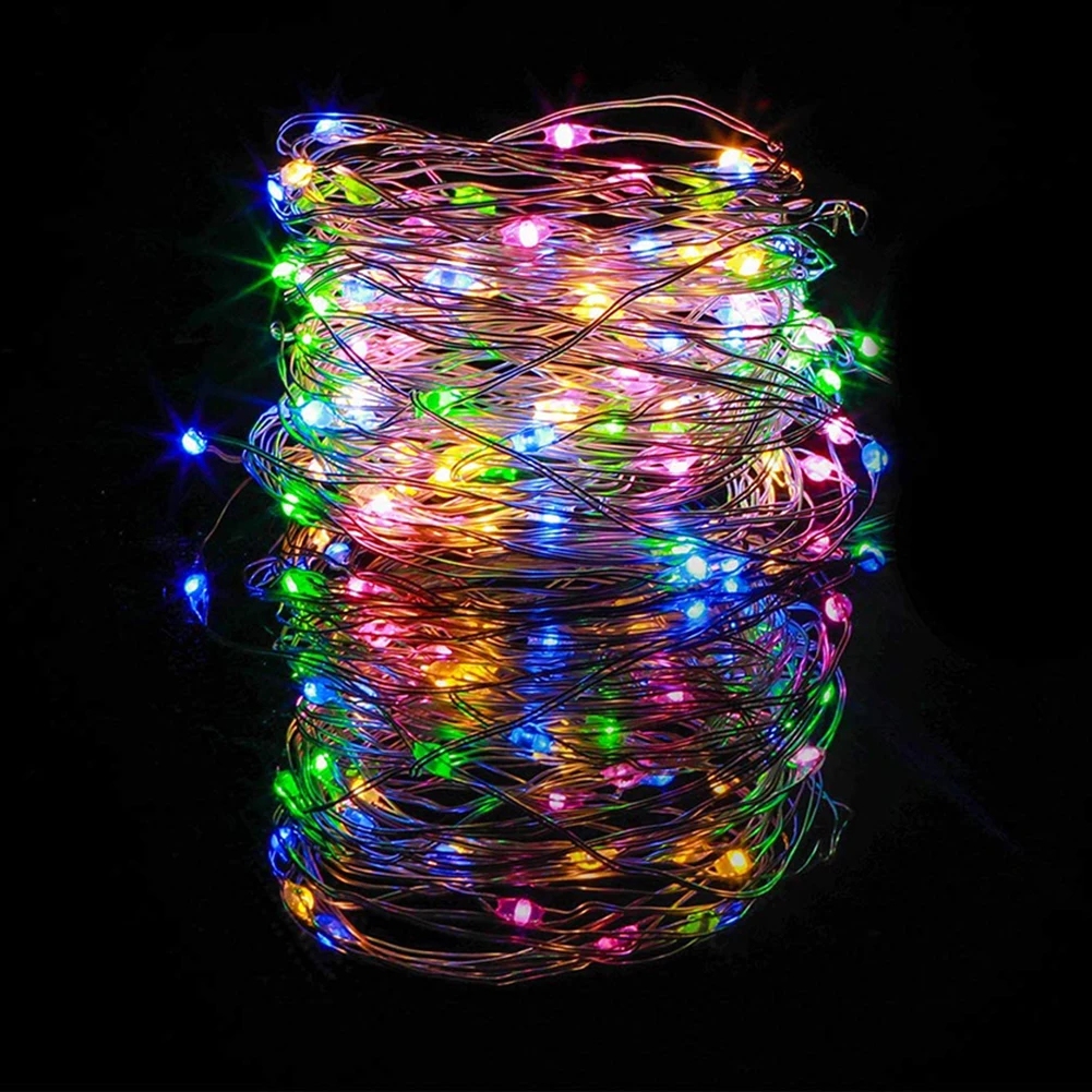 

1m Electronic String Light LED Fairy Lamp Outdoor 3 Modes Multi Color DIY String Atmosphere Lighting for Christmas Decoration