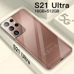 S21 Ultra Smartphone Global Cellphones Android 10.0 Mobile Phones 16GB+512GB Smart Phone Celular 5G Unlock Cell Phones