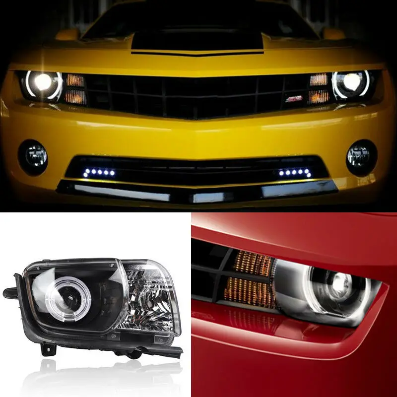 Для Chevrolet Camaro 2010 2011 2012 Авто композитный наружный фары в сборе лампа|Фара для авто