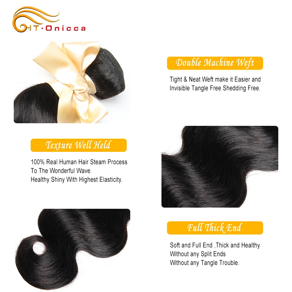 Brazilian Body Wave Bundles Human Hair Extensions 1 3 4 Bundle Deals 100% Human Hair Weave Natural Color Remy Hair Bundles Brazilian Body Wave Bundles Human Hair Extensions 1 3 4 Bundle Deals 100% Human Hair Weave Natural Color Remy Hair Bundles