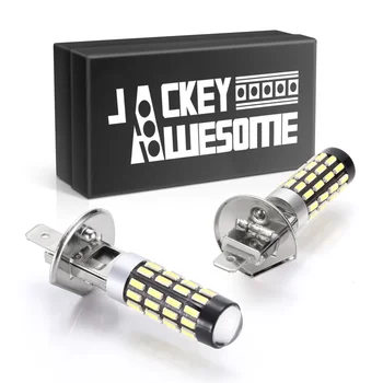 

Car Headlight Bulbs h1 led Car Lights 4014 Chips 51 SMD High Power LED Fog Light Headlight Lamps Bulb Lens DC 12V White