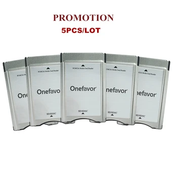 

Wholesale 5PCS/LOT PCMCIA Multi Card Reader Adapter SD Card Adapter Onefavor PCMCIA Card Reader For Mercedes Benz MP3 Memory Car