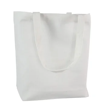 

Solid Shopping Anti Tear Student Natural Casual Folding Canvas Eco Friendly Home Handbag Fashion Large Capacity Shopping Bag