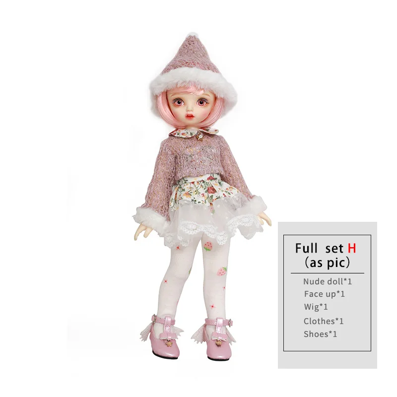 Napi кароу BJD куклы 1/6 SD смолы игрушки для детей друзья Сюрприз подарок для мальчиков девочек - Color: Fullset H aspic