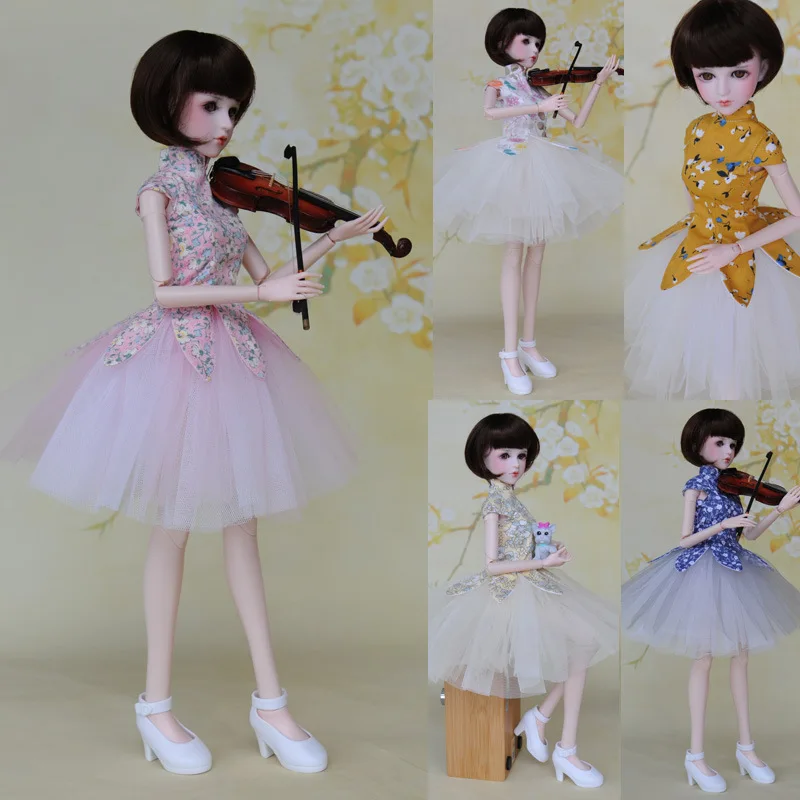 Модное платье для куклы элегантный женский костюм свадебное 1/4 BJD улучшенная