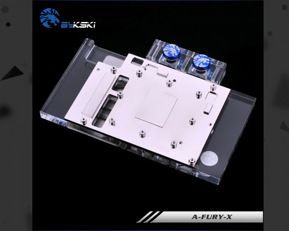 Bykski A-FURY-X, полное покрытие видеокарты водяного охлаждения блок RGB/RBW/Аруа для AMD Radeon FURY