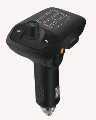 Стиль T17 Автомобильный MP3 Автомобильный fm-передатчик Bluetooth Hands-Free Телефон Bluetooth автомобильное зарядное устройство автомобильное радио взрыв - Формат цифровых медиаданных: Black Black