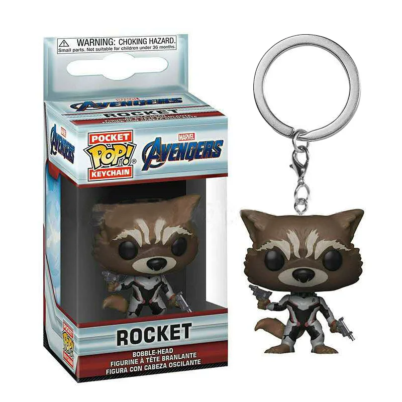 BOX34 Funko POP Мстители, Лига Справедливости Тор Локи танос капитан чудо-яд брелок Дэдпул фигурка игрушки для детей - Цвет: BOX34