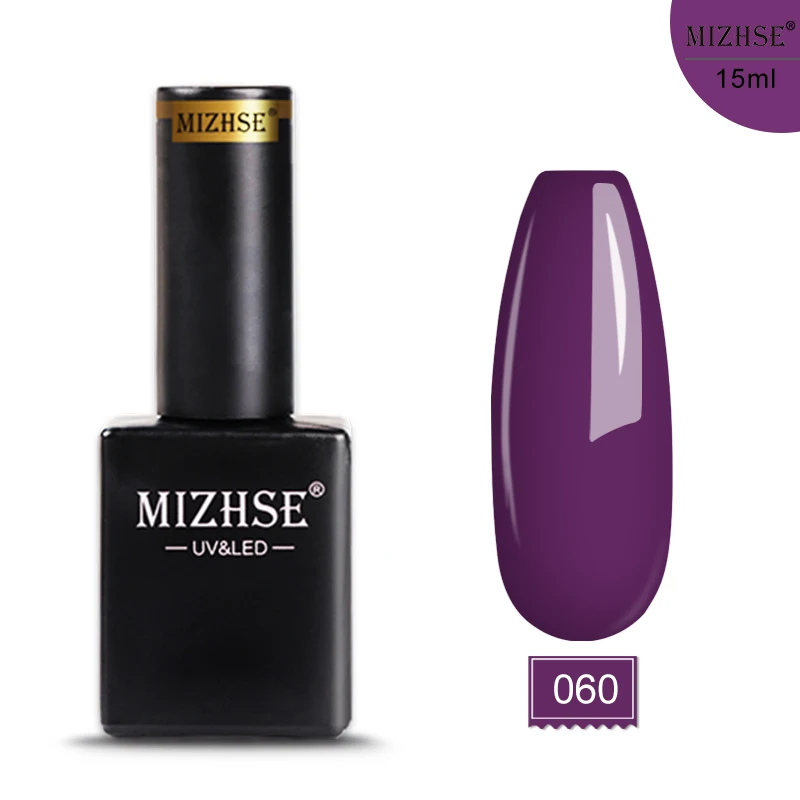 MIZHSE 15 мл УФ светодиодный гель для ногтей резиновая основа не протирать матовое верхнее покрытие Чистый Блеск Цвет УФ Гель-лак для ногтей не очищающий гель Varnis - Цвет: E060