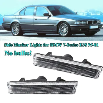 

Front Side Marker Light 1 Pair For BMW 7 Series E38 95-01 Replacement Exterior Car New