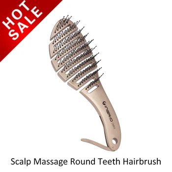 

Anti-static Hair Brush Comb Scalp Massage Hair Massage Combs Round Teeth Hairbrush for Curly Straight Hair Salon Styling Tools