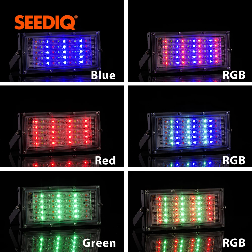 Потока СИД светильник 220v 50W Led отражатель пейзаж напольный светильник Водонепроницаемый IP65 потока СИД светильник уличный Лампа Сад Освещение