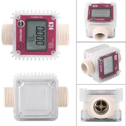 Jauge de débit numérique d'huile et de carburant pour Turbine 69HF K24, pour produits chimiques, Test d'eau liquide, accessoire de plomb, compteur de Turbine 