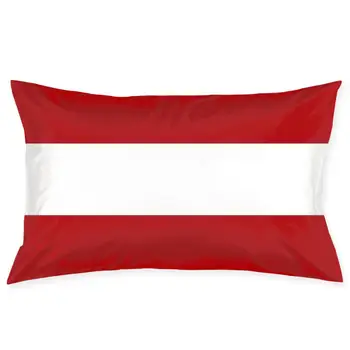 

Austrian flag Fashionable pillowcase and rectangular decorative pillowcase 20 "x30"