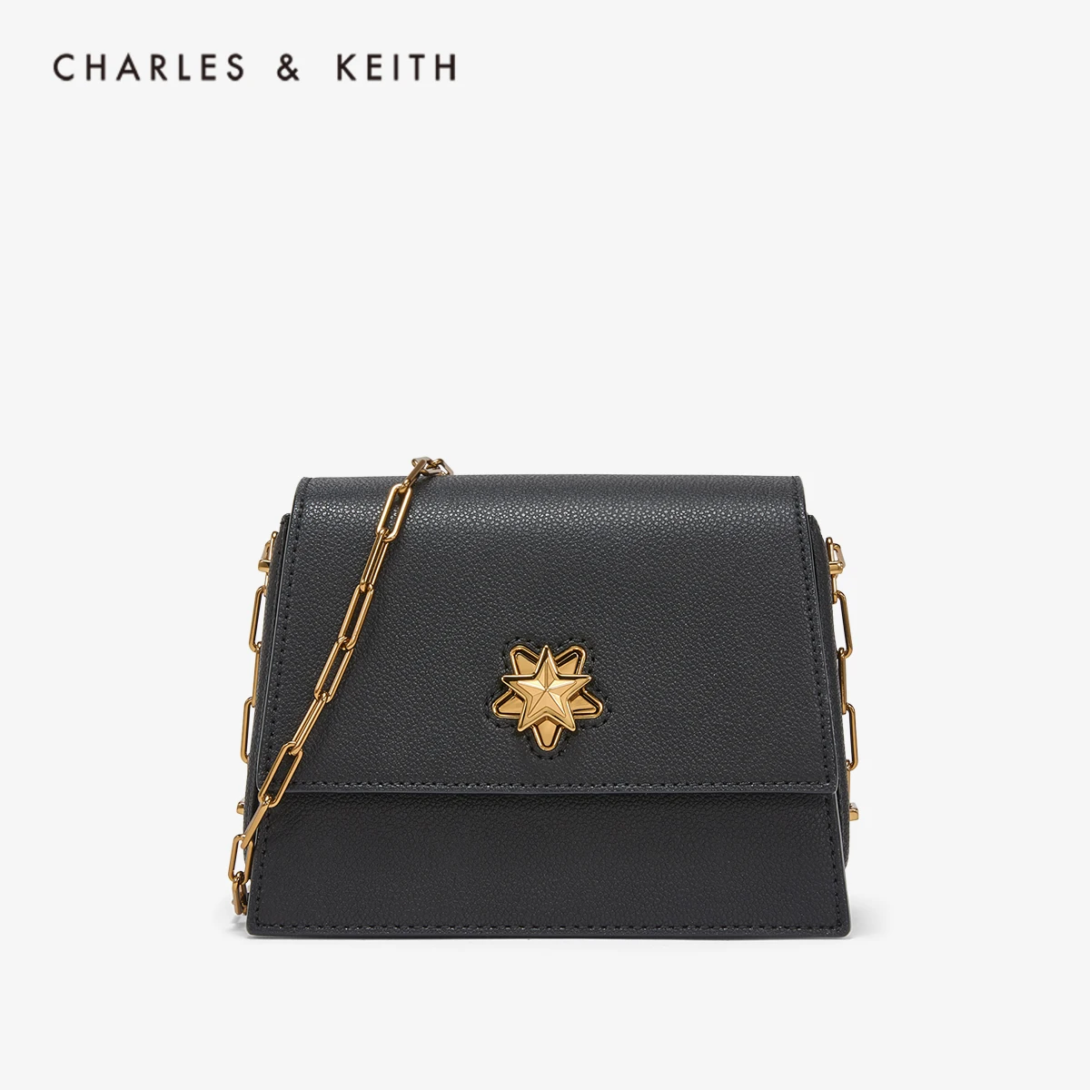 CHARLES＆KEITH Новинка на Зима 2020 CK2-80270234-1Женская индивидуальная трапециевидная сумка