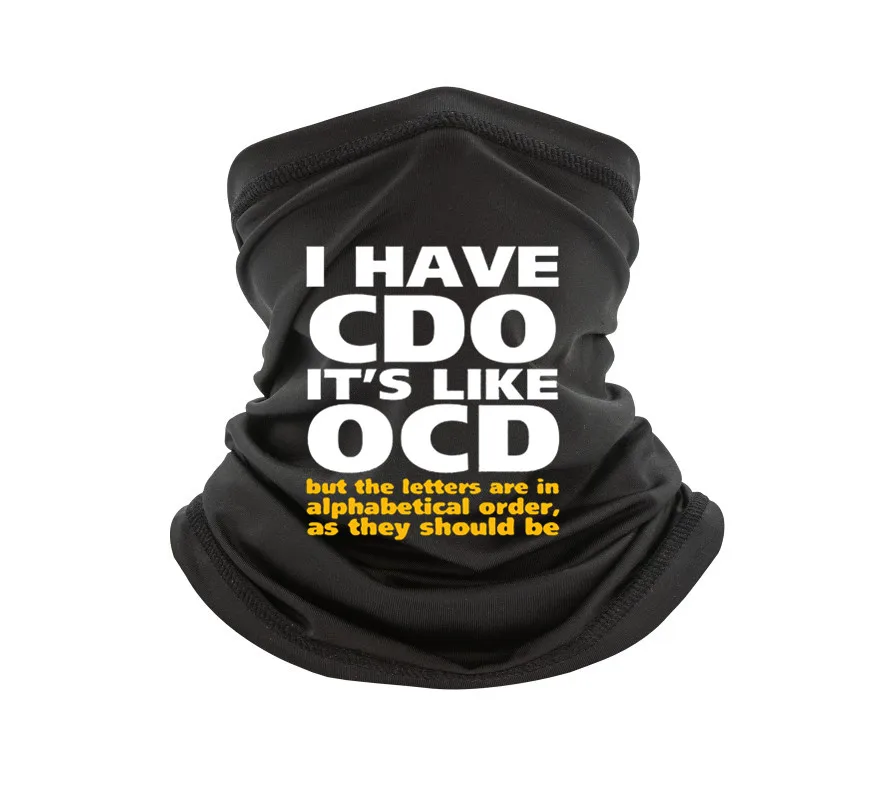 Panoware Men's I Have CDO It's Like OCD Funny scarf | Аксессуары для одежды