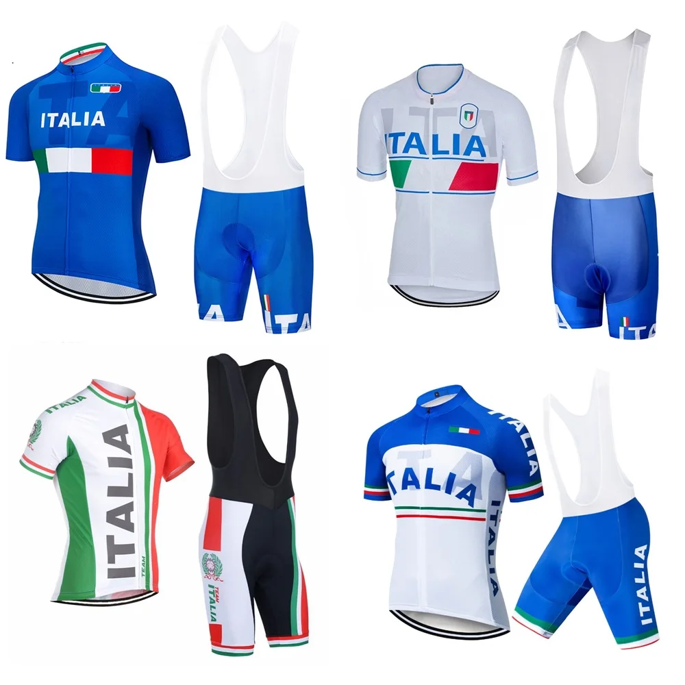 Mens Italy Cycling Clothing Summer Complete Cycling jersey Set Bicycle