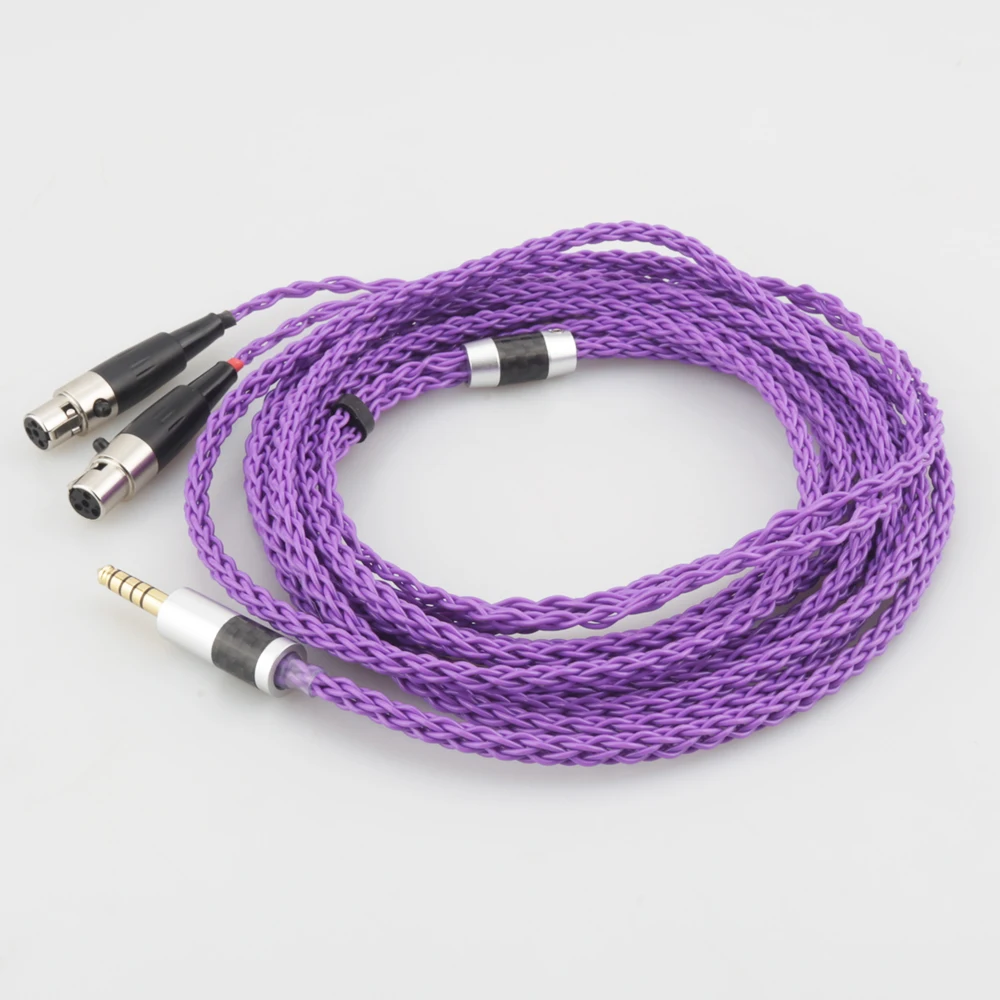 4 4MM Balanced HiFi Cable Compatible with Audeze LCD 2 LCD 3 LCD 4 LCD X LCD XC Headphone and for Astell Kern AK240 AK380