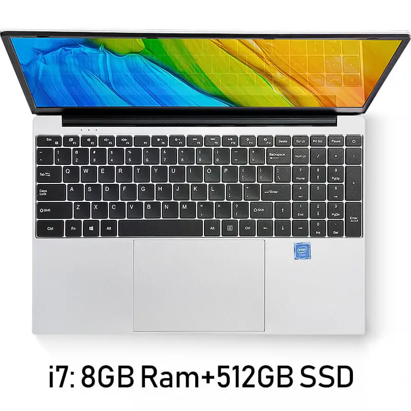 i7 AMOUDO 15,6 дюймовый процессор i7 8 Гб ОЗУ 512 ГБ SSD для опции двухдиапазонный wifi с 1920*1080P FHD ультратонкий ноутбук компьютер - Цвет: i7