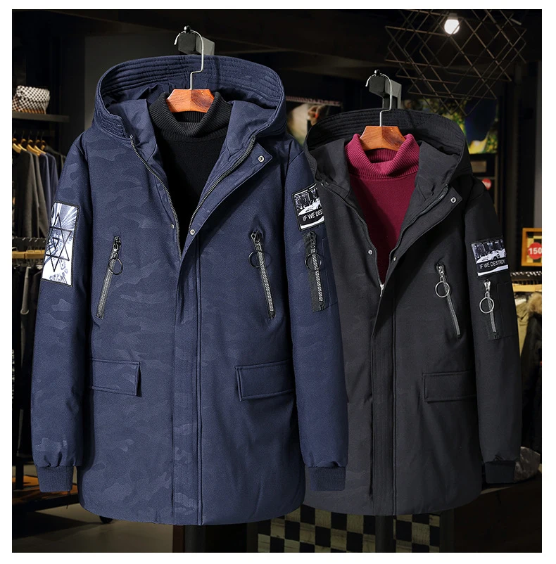 Большие размеры 4XL 5XL 6XL 7XL 8XL 9XL Can 150 кг Мужская модная камуфляжная Зимняя парка и куртка 160