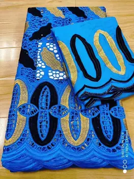 

BLUEswiss voile lace in switzerland latest african laces 2020 voile coton suisse dry lace fabrics high quality 7yard