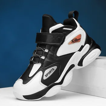 

Basketball Kids Sneakers Children Casual Shoes For Boys Sneakers Girls Shoes Leather Trainers Student School tenis infantil 3.3.